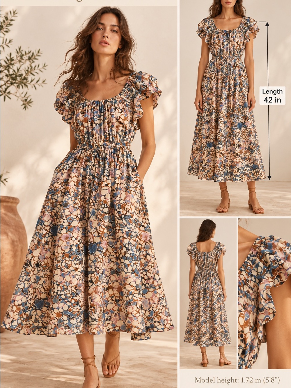 Ulla Johnson Women’s Gabi Ibis Maxi Dress Size 4
